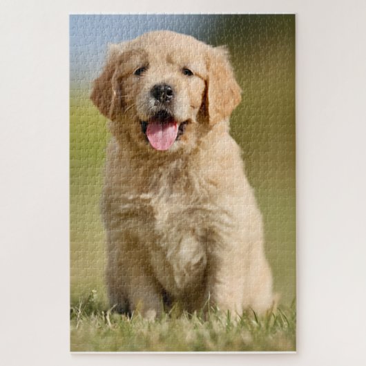 Puzzle Golden Retriever (Vertical)