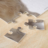 Puzzle Golden Retriever Chien tenant l'os dans la bouche (Côté)