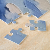 Puzzle Golden Retriever Guiding Light in Snowy Forest (Côté)