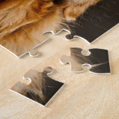 Puzzle Golden retriever posant pour son Noël (Côté)
