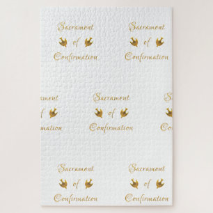 Puzzle Golden Sacrament of Confirmation and Holy Spirit