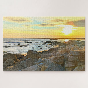 Puzzle Golden Sunset Ocean Photo Photographie de la natur