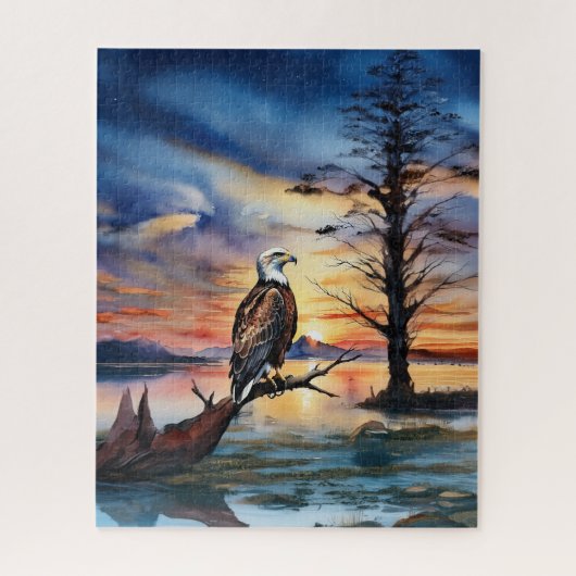 Puzzle Golden Twilight Reflections (Vertical)