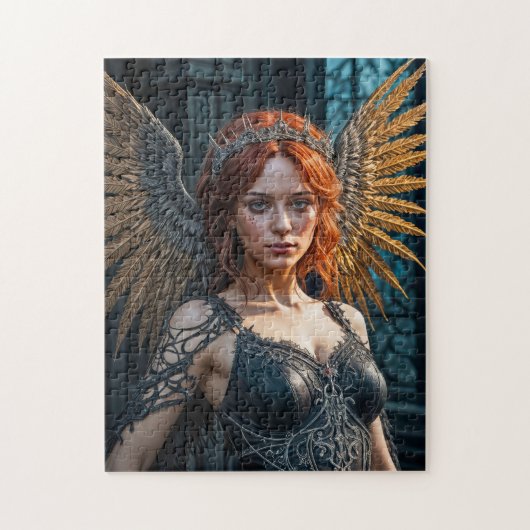 Puzzle Golden Winged Dark (Vertical)