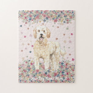 Puzzle Goldendoodle avec cheveux de longueur moyenne