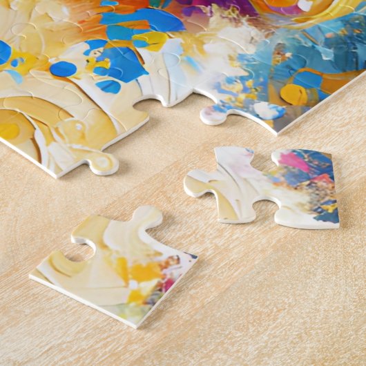 Puzzle Goldendoodle Chien Acrylique Imprimer | Coloré (Côté)