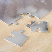 Puzzle Goldendoodle Dog Riding Motorcycle Christmas  (Côté)