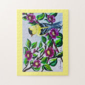 Puzzle Goldfinch (Vertical)