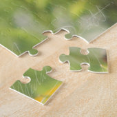 Puzzle Goldfinch sur Harebell Flower (Côté)