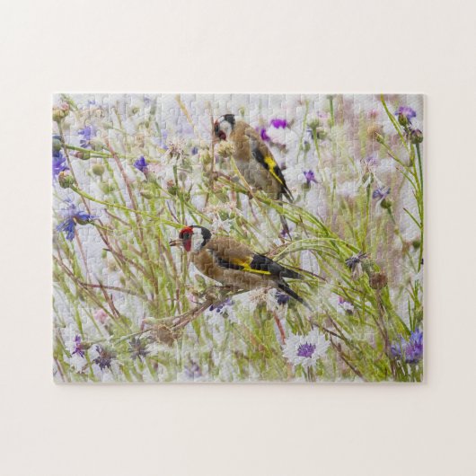 Puzzle Goldfinches (Horizontal)