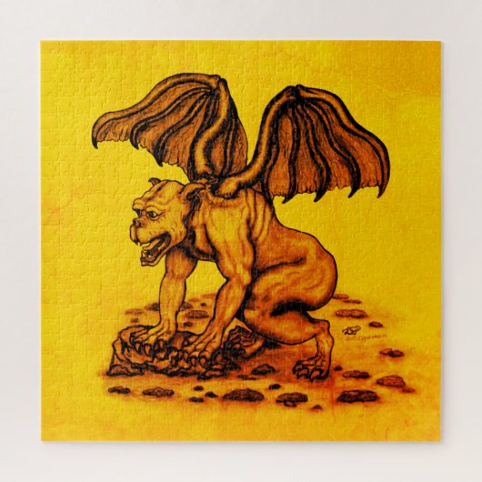 Puzzle Golem Gargoyle (Vertical)