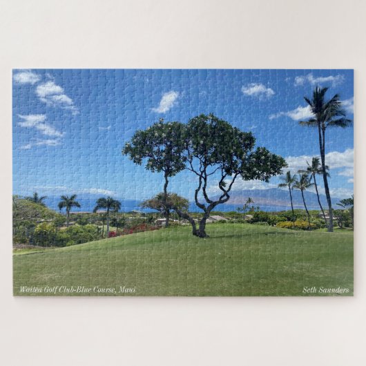 Puzzle Golf de Wailea - Parcours Bleu, Maui (Horizontal)