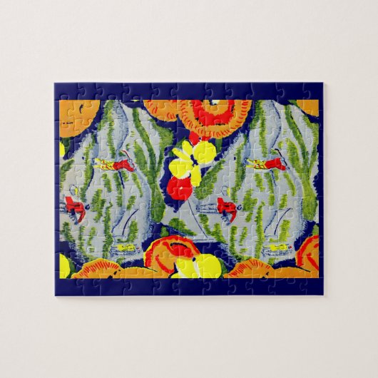 Puzzle golf et fleurs (Horizontal)