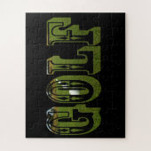 Puzzle Golf Green Mot Dimensional Avec Balles, (Vertical)
