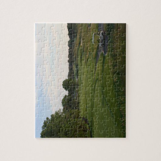 Puzzle Golf Paradise Golf Course et Golf Cart (Vertical)