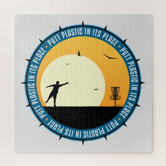 Puzzle Golfeur de disque (Vertical)