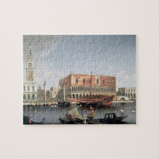 Puzzle Gondoles avant que les marques de St ajustent, (Horizontal)