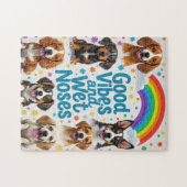 Puzzle Good Vibes et nez mouillé Jouer des doodles (Horizontal)