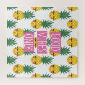 Puzzle Good Vibes Pineapples Motif d'été (Horizontal)