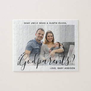 Puzzle Goparents Proposition Simple Script Moderne Photo