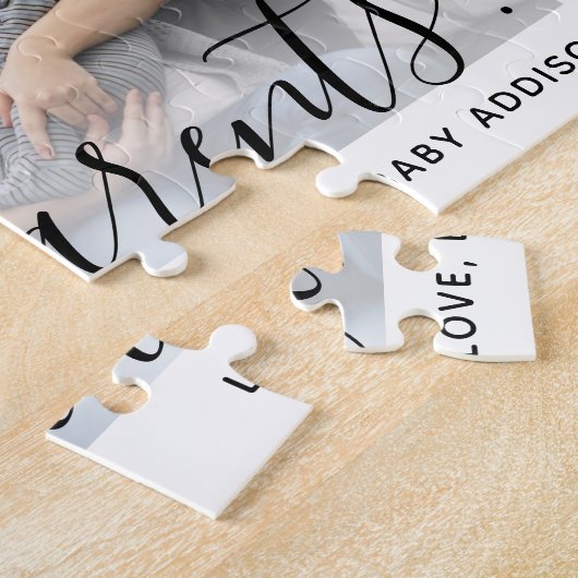 Puzzle Goparents Proposition Simple Script Moderne Photo (Côté)