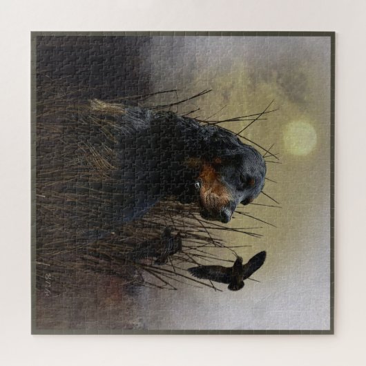 Puzzle Gordon Setter, compagnon de chasse (Horizontal)