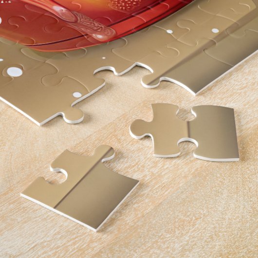 Puzzle Gordon Setter Gâteau de vacances : Noël festif (Côté)