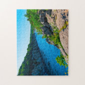 Puzzle Gorge de la rivière du sentier de Billy Goat. (Vertical)