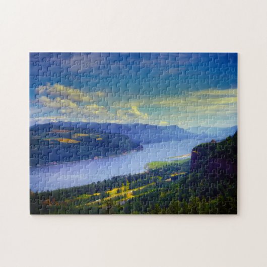 Puzzle Gorge du fleuve Columbia Oregon. (Horizontal)