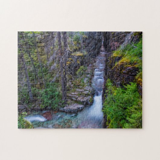Puzzle Gorge Sunrift Dans Le Parc National Des Glaciers, (Horizontal)