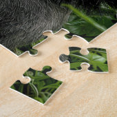 Puzzle Gorille à dos argenté plongé dans ses pensées (Côté)