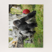 Puzzle Gorille de silverback de plaine (Vertical)