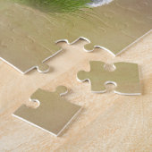 Puzzle Gorille et marguerite jaune (Côté)