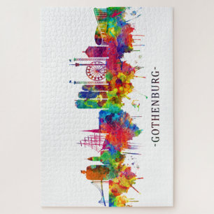 Puzzle Göteborg Suède Skyline