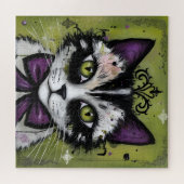 Puzzle Goth Cat (Horizontal)