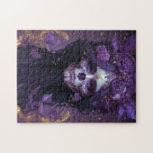 Puzzle Goth Skull Woman Dark Imaginaire Art (Horizontal)