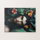 Puzzle Gothic Floral Forest Queen - Dark Nature Goddess (Horizontal)