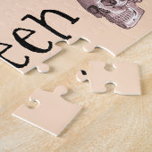 Puzzle Gothic Halloween Ravens Skulls Never More (Côté)