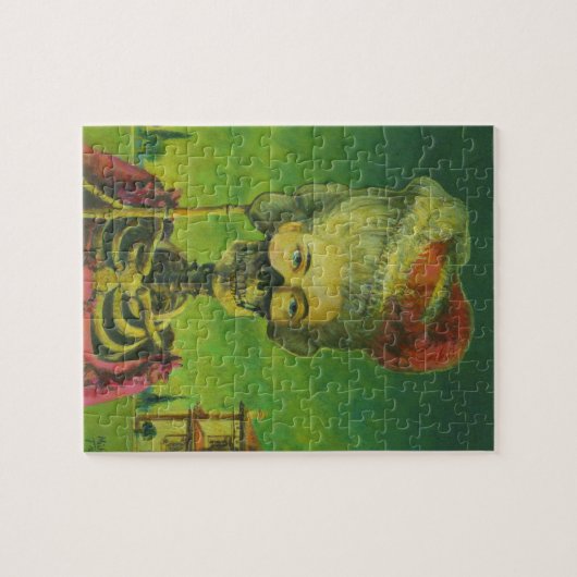 Puzzle gothique de squelette (Horizontal)