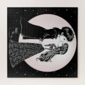 Puzzle Gothique Emo Enfants Kiss Valentine's Day (Horizontal)