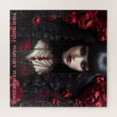 Puzzle Gothique Graveyard Girl (Horizontal)