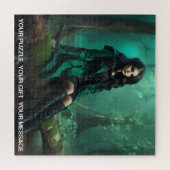 Puzzle Gothique Green Fille de Forêt Noire (Horizontal)