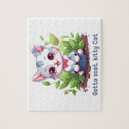 Puzzle Gotta scat, kitty Cat (Vertical)