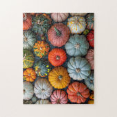 Puzzle Gourdes et Squash Citrouille colorés (Vertical)