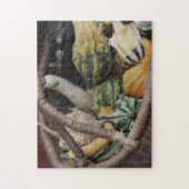 Puzzle Gourdes Fantastiques En Panier D'Osier Peinture Ph (Vertical)