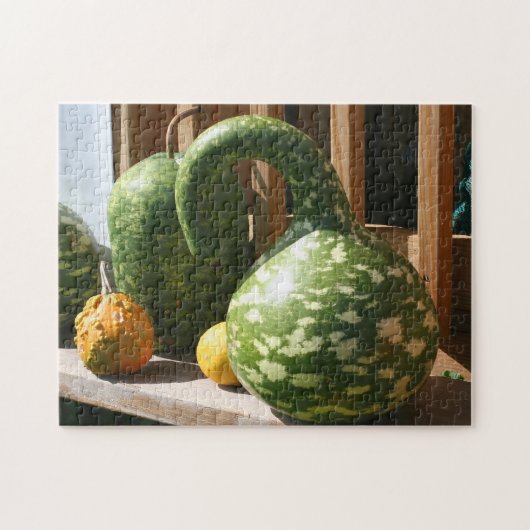 Puzzle Gourdes géantes Automne (Horizontal)