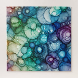 Puzzle Gouttes de pluie Encre alcoolique
