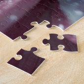 Puzzle Gouttes d'eau sur fleur de dahlia (Côté)