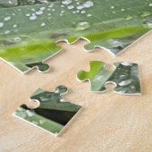 Puzzle Gouttes d'eau sur l'herbe (Côté)