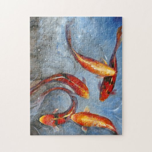 Puzzle Gracieux Koi I (Vertical)
